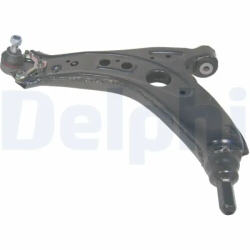 DELPHI TC1329 autó felfüggesztés lengőkar SEAT Cordoba és SKODA Fabia modellekhez, ferde nézetben fehér háttérrel 