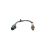 BOSCH 0 258 006 513 Lambda szonda NISSAN Micra, Note, Pathfinder modellekhez, közeli kép az érzékelő hegyéről és csatlakozójáról fehér háttérrel