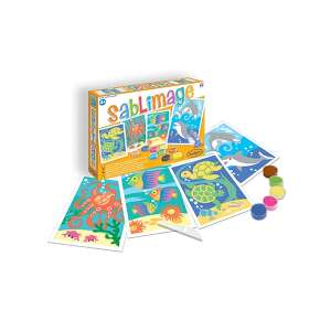 Sentosphere Sablimage Ocean Sand Art Kit, create 4 ocean themed pictures with over 15 colors of sand - Sentosphere