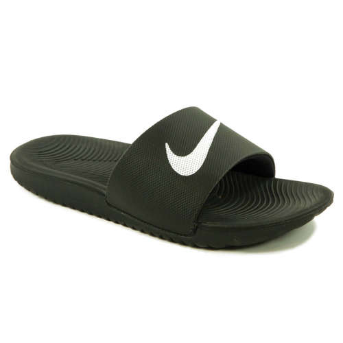 Nike Kawa Slide Gs Papucs #fekete-fehér  30799727