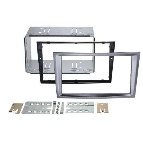 Opel Antara, Astra, Zafira dupla DIN rádió beépítő keret, antracit 381230-24-1
