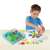 Child playing with the Miniland Mosaic Art 3D building toy set