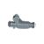 Oldalnézeti kép a Bosch 0 280 155 753 üzemanyag befecskendezőről, teljes hosszában és csatlakozóival, alkalmas Mercedes-Benz A-osztály W168 modellekhez