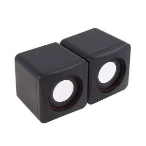 Blackbird BH1183 2.0 USB powered computer speakers, black, with 3.5mm jack, 6W output - Audio