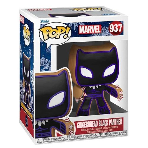 Funko POP! Holiday: Marvel - Black Panther figura #937 179652666 - Mesehős figura