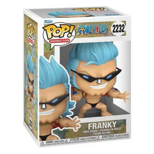 Funko POP! Animation One Piece (Refresh) - Franky vinyl figura, 9 cm 179655035 - Mesehős figura