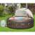 Lay-Z-Spa inflatable hot tub with canopy, brown wicker, 1.83m x 94cm x 1.09m