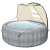 Lay-Z-Spa hot tub with canopy, inflatable spa with sun shade