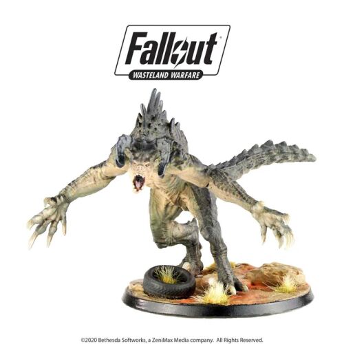 Fallout Wasteland Warfare Deathclaw miniatűr, festetlen figura asztali játékokhoz - Gaming
