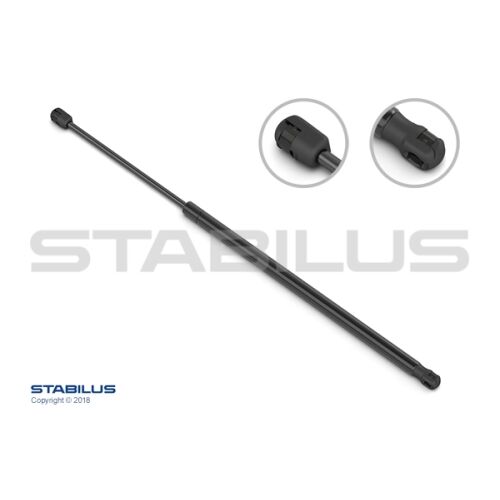 STABILUS 023619 motorháztető-emelő gázrugó Audi A8-hoz, 280N erő, 375mm hossz, 144mm lökethossz - Jármű csatlakozó és szerelvény