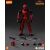 Blokees Marvel Deadpool & Wolverine Bajnok Osztály 04 Deadpool figura cserélhető fejekkel, katana kardokkal és taktikai tőr kiegészítőkkel elrendezve, kiemelve a testreszabási lehetőségeket