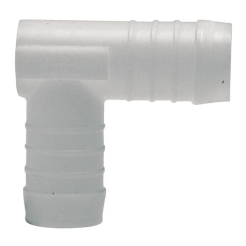 90°-os könyök, 19 mm átmérő, 46 mm hosszú, 15 mm-es eltolással PVC csepegtetőcsőhöz 179736991 - Medence PVC idom