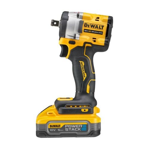 DEWALT 1/2" 18V ütvecsavarozó DCF921P2T 406Nm 2x5.0Ah POWERSTACK TSTAK RING