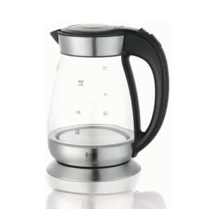 Стъклена електрическа кана Bass Polska 1.7L с LED - Дом и градина