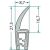 Univerzális ablaktömítő profil 9x27 mm 1 m 179776518