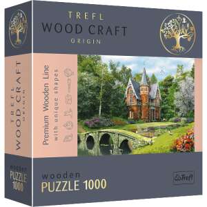 Trefl Wood Craft Puzzle - Viktoriánus ház 1000db 45817955 Puzzle - Épület - Fantázia