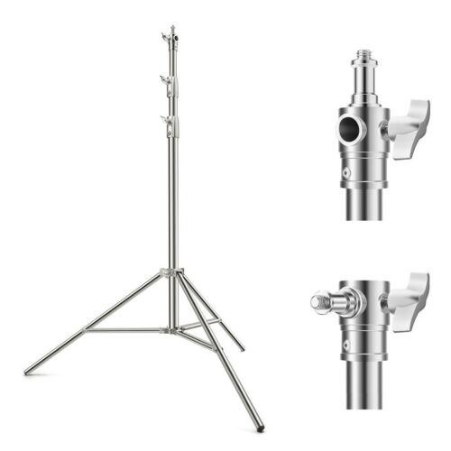 K&amp;F Concept lámpaállvány, 289cm magasság, 11kg teherbírás, rozsdamentes acél 179811928 - Stúdiófény és Reflektor