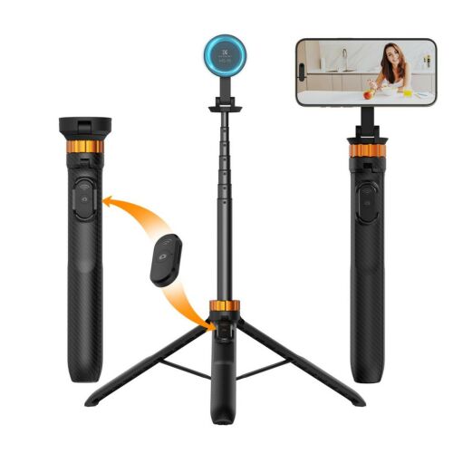 K&amp;F Concept állvány, 162 cm selfie bot, Magsafe telefon adapter, bluetooth kioldó 179811725 - Selfie bot