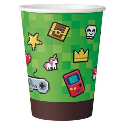 Játék Game On Green papír pohár 6 db-os 200 ml 179820546 - Eldobható pohár