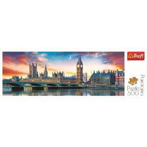 Trefl Panoráma Puzzle - Big Ben and the Houses of Parliament 500 pieces, puzzle image - Trefl Puzzle