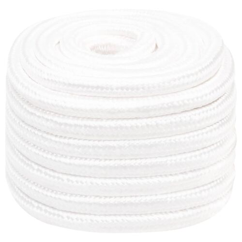 vidaXL Többcélú munkakötél 20 mm 50 m Fehér PP 2400 kg Max. teherbírás 179827021 - Kötőelem