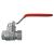 Sárgaréz golyóscsap 1/2" 15bar 50mm belső menettel 26070452 GRÁNIT 179830481