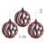 Karácsonyfadísz gömb glitteres 3db 8cm AWR100700 3f 179844467