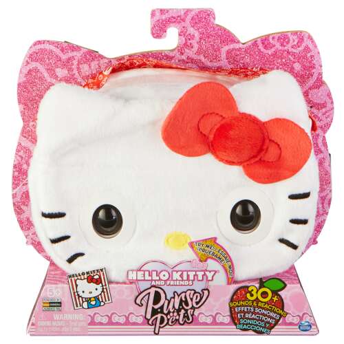 Spin Master Purse Pets Táska - Hello Kitty #fehér-piros