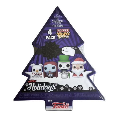 Funko Pocket POP!: The Nightmare Before Christmas - Tree Holiday Box figura (4 pack) 179861376 - Fan Gaming termék