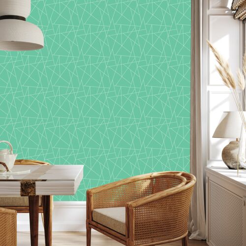 Geometrikus tengeri minta tapéta, lágy formák 50x1000 cm 179902117 - Tapéta