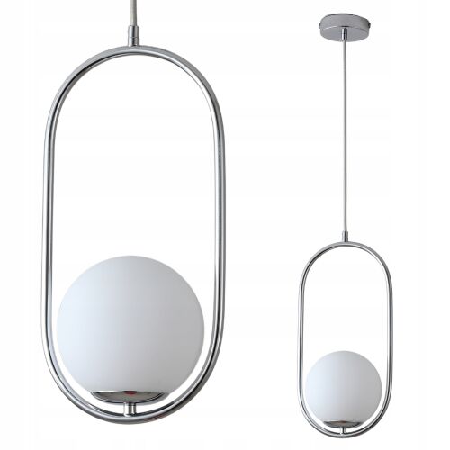 Mennyezeti lámpa, csillárgolyó, ezüst, modern Led, E27 179924216 - Lámpa és világítás