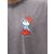 Smurfs Pickaback férfi túlméretezett póló, szürke, savas mosás, XL 179931789