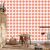 Basic Retro Check tapéta, korall, fehér és világos szürke, 50x1000 cm 179935584