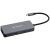 Verbatim USB-C Hub HDMI, 3x USB-A 3.2 és RJ45 portokkal, ferde nézetben, HDMI portot mutatva