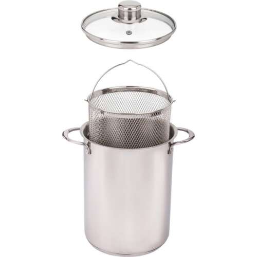 4.2L Pasta and Asparagus Cooker with Lid and Basket