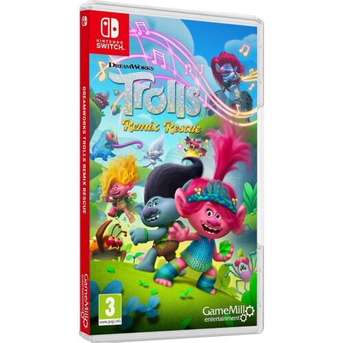 DreamWorks Trolls Remix Rescue, Nintendo Switch, Konzol játékszoftver 180189052 - Konzol játék