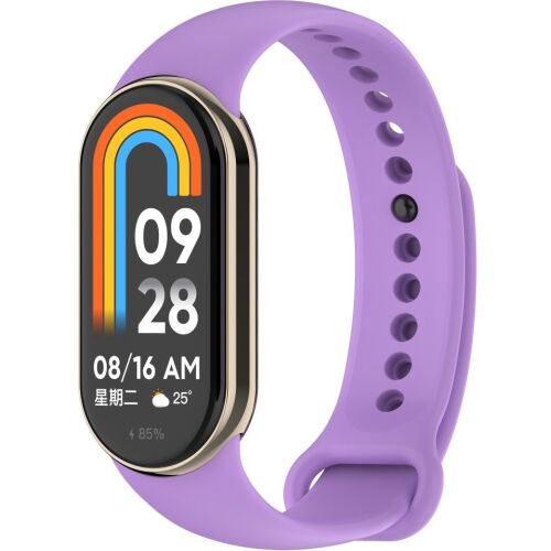 Szilikon szíj Xiaomi Smart Band 10 / 9 / 8-hoz, lila 180224842 - Okosóra szíj