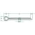 Acél sasszeg 71mm 5mm DIN 94 GRÁNIT 50 db 180243903