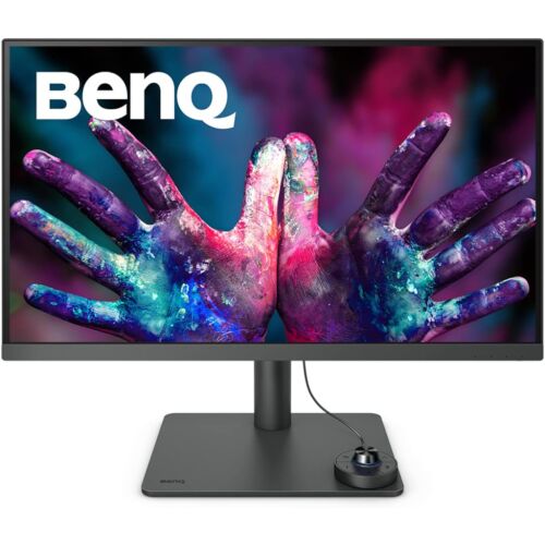 BenQ PD2705U 27 hüvelykes 4K UHD IPS monitor AQCOLOR technológiával, USB-C töltéssel és KVM kapcsolóval, élénk színeket megjelenítve - Monitor