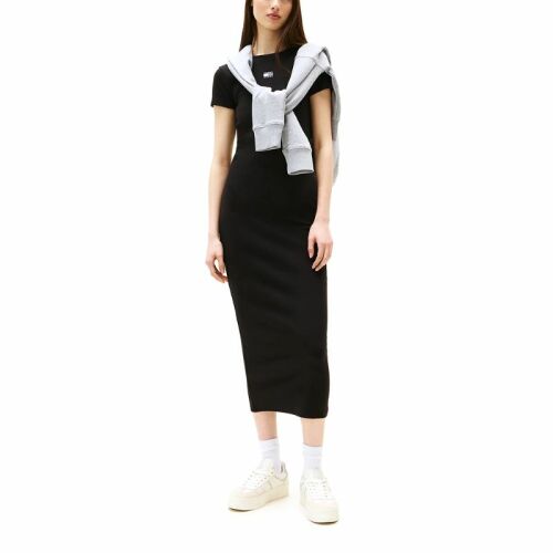 Tommy Hilfiger TJW BADGE RIB MIDI ruha EXT