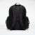 Fekete adidas BACKPACK hátizsák hátulnézete párnázott vállpántokkal és hátrésszel, egyszínű fehér háttér előtt