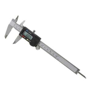 Digitális tolómérő, 150 mm, mérőeszköz, rozsdamentes acél, pontos mérés - Tolómérő