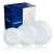 Luminarc Harena 18 piece dinnerware set with soup bowl, white