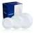 Luminarc Harena 18 piece dinnerware set with soup bowl, white