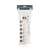 Delight 6-outlet power strip with individual switches, 1.5m cable