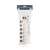 Delight 6-outlet power strip with individual switches, 1.5m cable