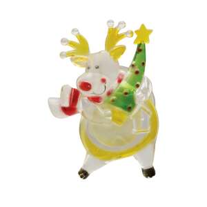 LED Reindeer Window Decoration 10cm