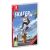 Skater XL játék Nintendo Switch-re, játéktok, amelyen egy gördeszkás látható a levegőben egy tűzcsap felett, városi épületekkel a háttérben, PEGI 3 besorolás, Skater XL borító