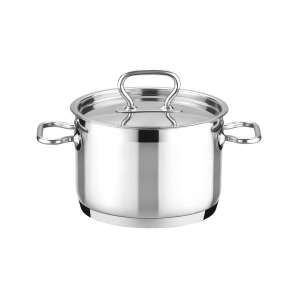 HOME PROFI stainless steel pot with lid, 20 cm diameter, 4.0 l capacity - Cookware & bakeware