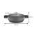 TESCOMA BORDEAUX deep frying pan with lid, 28 cm diameter, 40 cm long, 14 cm high, grey, non-stick, oven safe, dishwasher safe